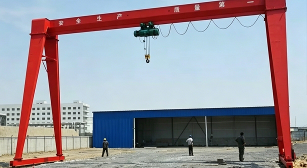 single-girder-rail-mounted-gantry-crane