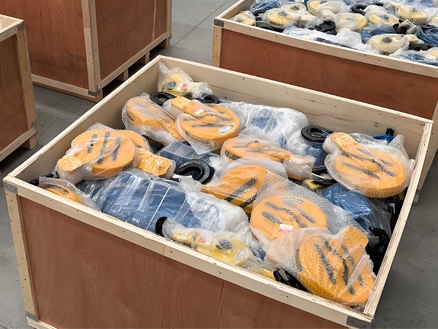 A batch of hooks ordered by the Vietnamese customer has been prepared for shipment